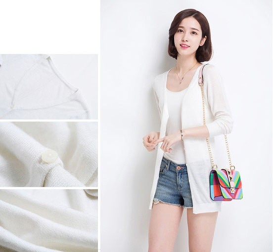 レディース　カーディガン　ロング　薄手　長袖　UV対策　大きいサイズ　無地　シンプル　ロングカーデ　冷房対策　大人カジュアル　フェミニン　普段着　おしゃれ　デート　リゾート　ホワイト　ピンク　ブラック　ベージュ　パープル　送料無料