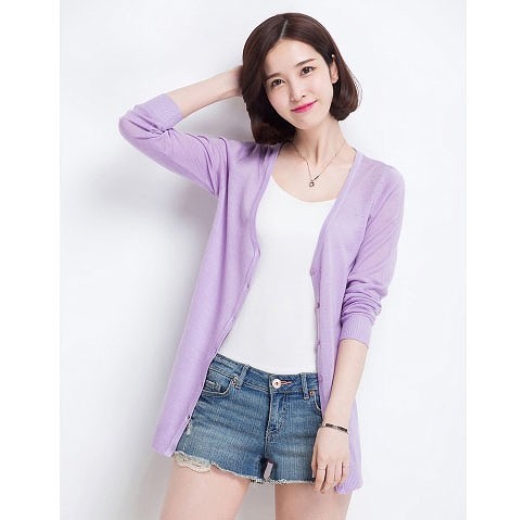 レディース　カーディガン　ロング　薄手　長袖　UV対策　大きいサイズ　無地　シンプル　ロングカーデ　冷房対策　大人カジュアル　フェミニン　普段着　おしゃれ　デート　リゾート　ホワイト　ピンク　ブラック　ベージュ　パープル　送料無料