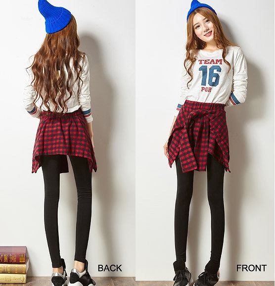 レディース　ボトムス　レギンス　キュロット　スカート　リボン　フレア　チェック　ストリート系　ヒップホップ　ダンス　ジャズ　カジュアル　フェミニン　普段着　おしゃれ　デート　リゾート　レッド　ブラック　グリーン　送料無料