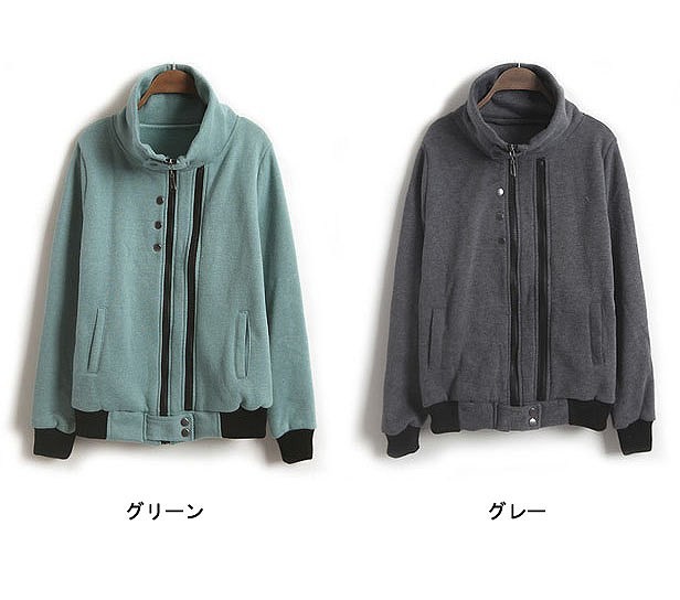 カーディガン　ビロード　夏　大人カジュアル　ジャンパレディース　ファッション　ジッパージャケット　長袖　ー　秋　冬　旅行　買い物　デート　外出　羽織　グリーン　グレー　送料無料
