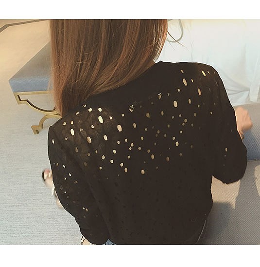 レディース　アウター　ファッション　カーディガン　長袖　レース　ジャケット　春　秋　大人カジュアル　かわいい　キュート　買い物　デート　外出　普段着　ホワイト　ブラック　送料無料