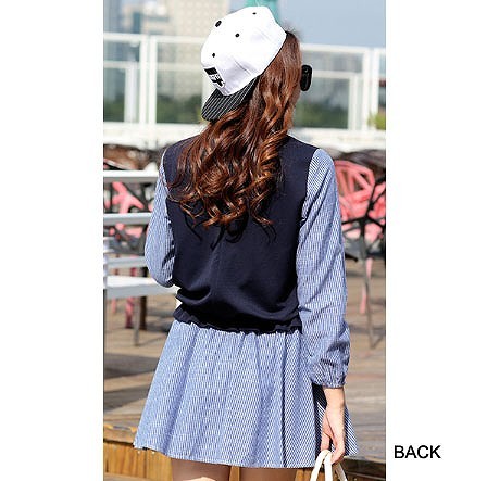 レディース　ファッション　ドレスワンピース　長袖　ジャンプスーツ　大人カジュアル　かわいい　キュート　買い物　デート　外出　普段着　ブルー　送料無料