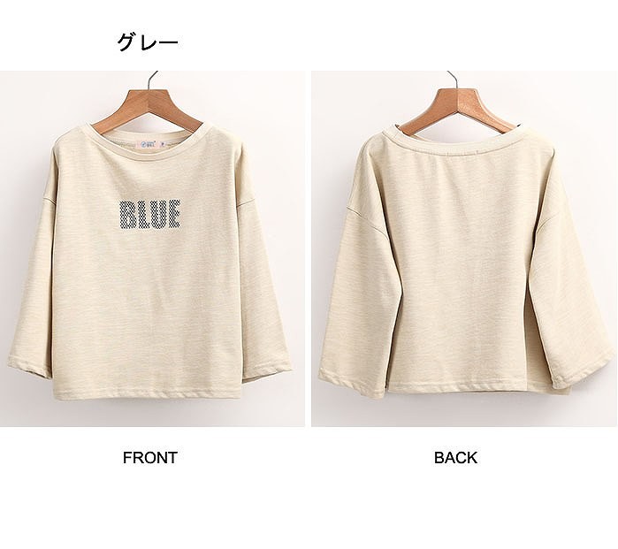 レディース　Ｔシャツ　ラウンドネック　コットンスリーブ　七分袖　シンプル　かわいい　大人カジュアル　フェミニン　普段着　おしゃれ　パーティ　デート　ホワイト　グレー　送料無料