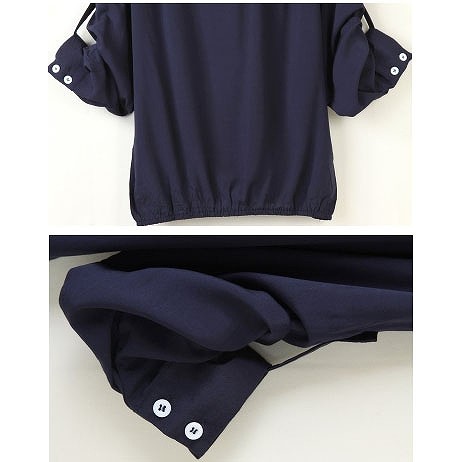 レディース　シャツ　ブラウス　無地　長袖　シンプル　かわいい　キュート　エレガント　大人カジュアル　外出　通勤　普段着　おしゃれ　デート　ブラック　ホワイト　ネイビー　送料無料