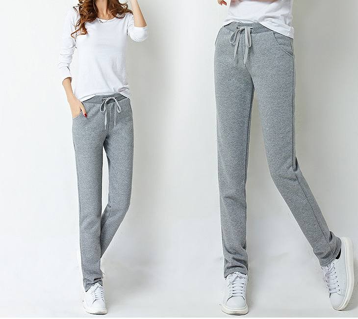 レディース　コットンパンツ　無地　スポーツ　大きいサイズ　大人カジュアル　フェミニン　可愛い　オフィス　仕事　人気　お出かけ　リゾート　イベント　グレー　ブラック　送料無料