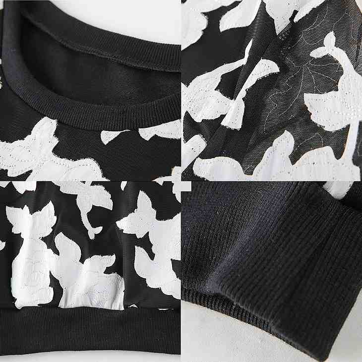 レディース　カットソー　ラウンドネック　スリム　長袖　大人カジュアル　フェミニン　かわいい　オフィス　人気　お出かけ　デート　リゾート　ブラック　送料無料