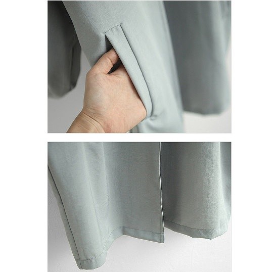 レディース　　ジャケットコート　カーディガン　七分袖　ロング丈　大人カジュアル　フェミニン　かわいい　人気　お出かけ　デート　リゾート　グレー　ブラック　送料無料