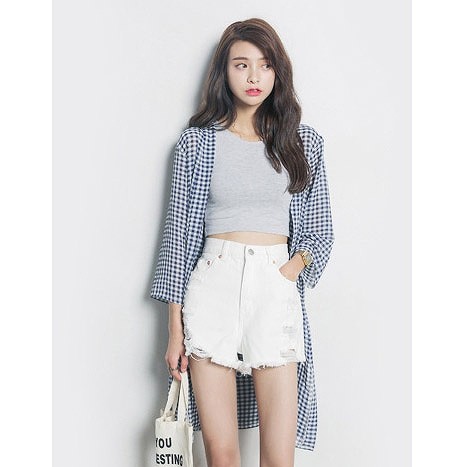 レディース　シフォンシャツ　ショール　七分袖　ロング丈　チェック柄　日焼け止め　大人カジュアル　フェミニン　かわいい　人気　お出かけ　デート　リゾート　全４種　送料無料