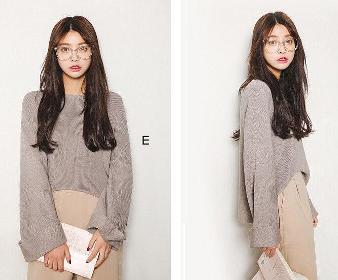 レディース　セーター　カーディガン　長袖　甘いゆったり　ショート丈　大人カジュアル　フェミニン　かわいい　人気　お出かけ　デート　リゾート　全６色　送料無料