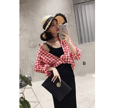 レディース　カーディガン　ジャケット　長袖　チェック柄　ショート丈　大人カジュアル　フェミニン　かわいい　人気　お出かけ　デート　リゾート　ブラック　レッド　送料無料