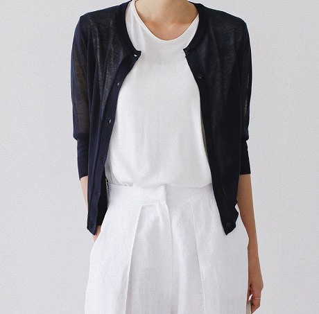 レディース　トップス　ニット　カーディガン　ラウンドネック　7分袖　無地　シンプル　カジュアル　大人可愛い　フェミニン　オフィス　仕事　デート　お出かけ　デイリー　普段着　ホワイト　イエロー　ピンク　ネイビー　ブラック　ブルー　送料無料