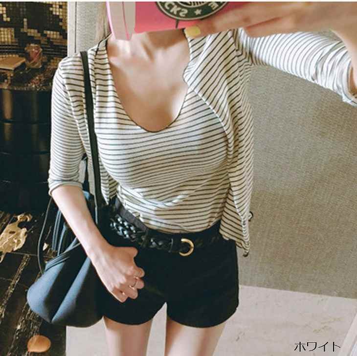 レディース　ニットカーデ　七分袖　セットアップ　オフショルダー　ノースリーブ　大人カジュアル　フェミニン　かわいい　人気　普段着　お出かけ　デート　ネイビー　ホワイト　送料無料