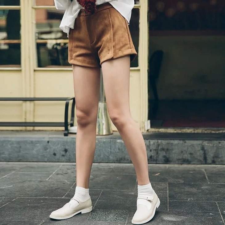 レディース　ショートパンツ　ベルベット　大人カジュアル　フェミニン　かわいい　人気　普段着　部屋着　お出かけ　デート　ワイルド　キャメル　ブラック　送料無料