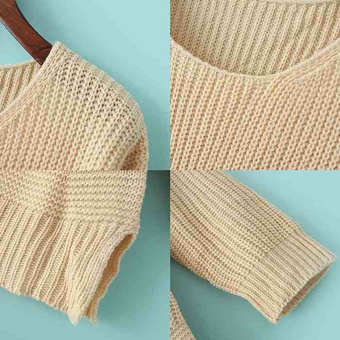 レディース　プルオーバー　ニット　長袖　ラウンドネック　大人カジュアル　フェミニン　かわいい　人気　普段着　部屋着　お出かけ　デート　アプリコット　送料無料