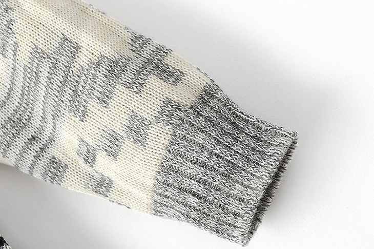 レディース　ニットセーター　長袖　フード付き　ロング丈　大人カジュアル　フェミニン　かわいい　人気　普段着　部屋着　お出かけ　デート　グレー　送料無料