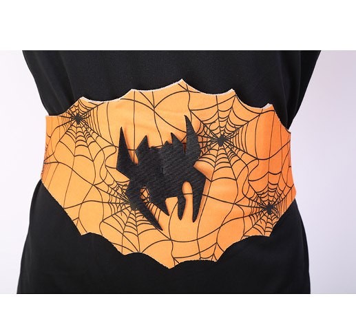 レディース　ハロウィン　コスチューム　魔女　ゴースト　幽霊　かぼちゃ　蜘蛛　パンプキン　スパイダー　ジャック　フリーサイズ　本格派　リアルデザイン　公演　演劇　お化け　ハロウィン　コスプレ　衣装　イベント　パーティ　仮装　ブラック　オレンジ　送料無料