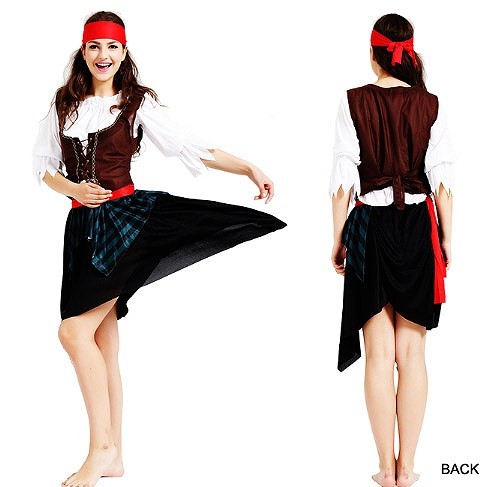 レディース　メンズ　ハロウィン　コスチューム　海賊　キャプテン　パイレーツ　フリーサイズ　本格派　リアルデザイン　公演　演劇　お化け　ハロウィン　コスプレ　衣装　イベント　パーティ　仮装　ブラック　ホワイト　レッド　送料無料