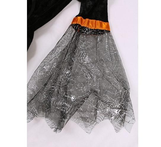 レディース　ハロウィン　コスチューム　魔女　魔法使い　フリーサイズ　本格派　リアルデザイン　公演　演劇　お化け　ハロウィン　コスプレ　衣装　イベント　パーティ　仮装　ブラック　オレンジ　送料無料