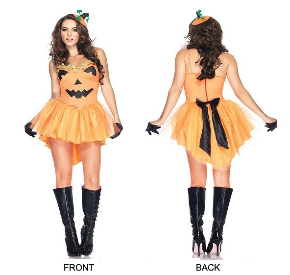 レディース　ハロウィン　コスチューム　かぼちゃドレス　魔女　ゴースト　幽霊　パンプキン　ジャック　大きいサイズ　本格派　リアルデザイン　公演　演劇　お化け　ハロウィン　コスプレ　衣装　イベント　パーティ　仮装　オレンジ　送料無料