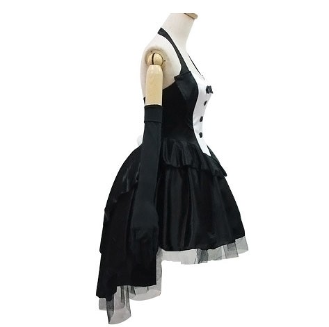 レディース　ハロウィン　コスチューム　バニーガール　黒うさぎ　ウサギ　黒バニー　魔女　うさ耳　メイド服　フリーサイズ　本格派　リアルデザイン　公演　演劇　お化け　ハロウィン　コスプレ　衣装　イベント　パーティ　仮装　ブラック　ホワイト　送料無料