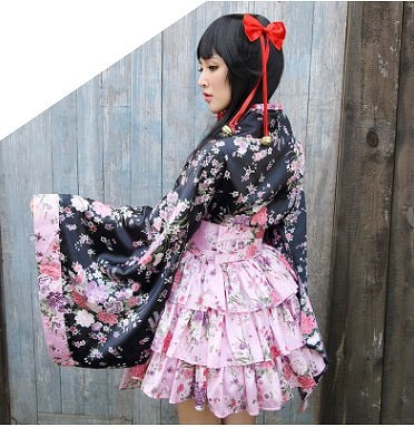 レディース　ドレス　浴衣　着物　花魁　芸者　舞子　遊女　和風　和服　かわいい　キュート　大きいサイズ　本格派　キャバドレス　リアルデザイン　花火　デート　公演　演劇　お化け　ハロウィン　コスプレ　衣装　イベント　パーティ　仮装　ピンク　送料無料