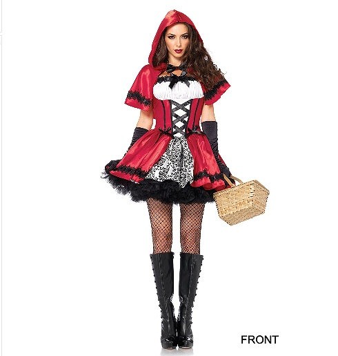 レディース　ハロウィン　コスチューム　赤ずきんちゃん　赤ずきん　ペロー童話　グリム童話　フリーサイズ　本格派　リアルデザイン　公演　演劇　お化け　ハロウィン　コスプレ　衣装　イベント　パーティ　仮装　レッド　送料無料