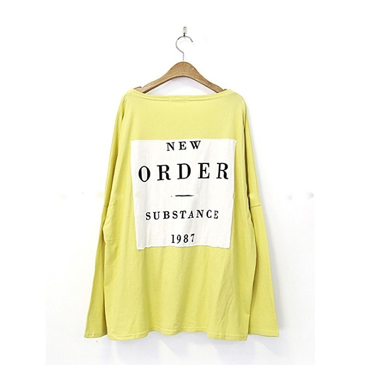 レディース　Ｔシャツ　長袖　デコルテ　大人カジュアル　フェミニン　かわいい　人気　普段着　部屋着　お出かけ　デート　ホワイト　イエロー　ブラック　送料無料