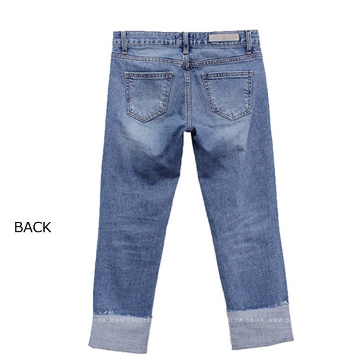 レディース　デニム　ジーンズ　ダメージド　大人カジュアル　普段着　お出かけ　おしゃれ　デート　リゾート　ネイビー　送料無料