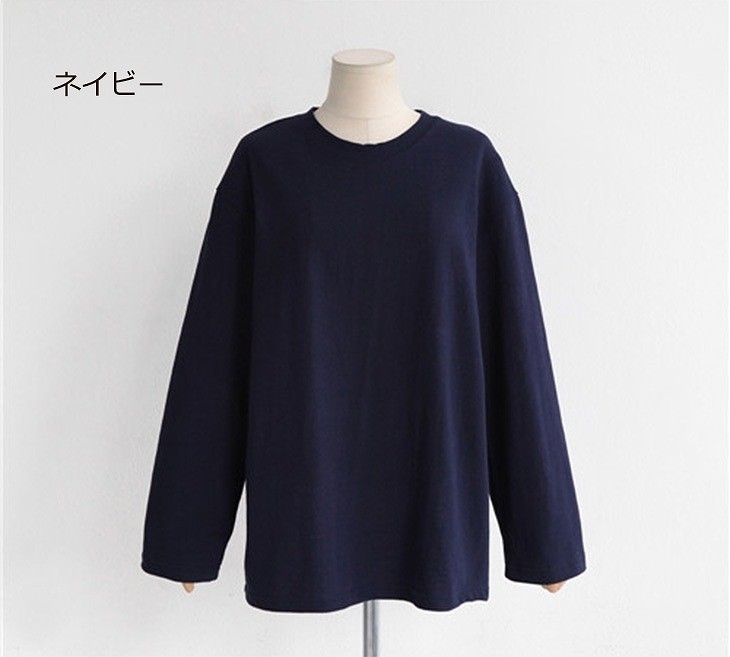 レディース　トップス　バックオープン　カットソー　Tシャツ　ラウンドネック　リボン　長袖　無地　シンプル　カジュアル　大人可愛い　フェミニン　大きいサイズ　オフィス　デート　お出かけ　デイリー　普段着　ホワイト　ネイビー　ブラック　オリーブ　送料無料