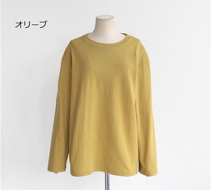 レディース　トップス　バックオープン　カットソー　Tシャツ　ラウンドネック　リボン　長袖　無地　シンプル　カジュアル　大人可愛い　フェミニン　大きいサイズ　オフィス　デート　お出かけ　デイリー　普段着　ホワイト　ネイビー　ブラック　オリーブ　送料無料