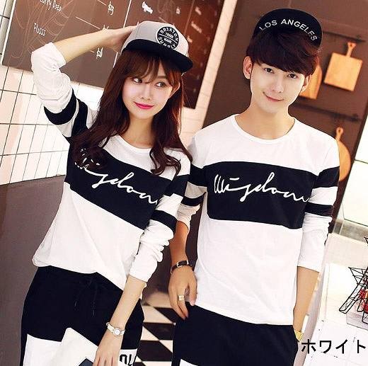 レディース　スリムラインＴシャツ　長袖　ストライプ　おしゃれ　ストリート　カジュアル　大人可愛い　エレガント　デート　デイリー　お出かけ　ホワイト　ブラック　送料無料