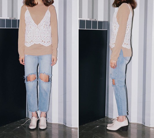 レディース　レースＴシャツ　長袖　スカラップネック　おしゃれ　ストリート　カジュアル　大人可愛い　エレガント　デート　デイリー　お出かけ　ホワイト　ブラック　ベージュ　送料無料