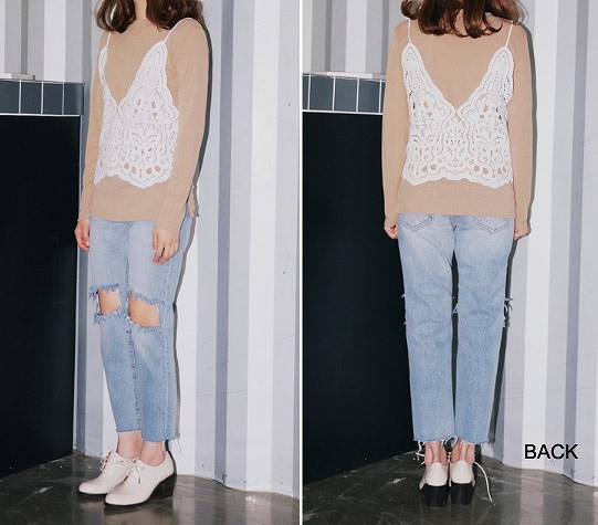 レディース　レースＴシャツ　長袖　スカラップネック　おしゃれ　ストリート　カジュアル　大人可愛い　エレガント　デート　デイリー　お出かけ　ホワイト　ブラック　ベージュ　送料無料