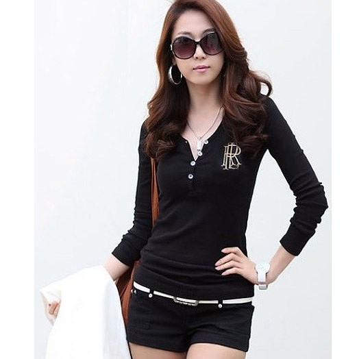 レディース　Ｔシャツ　長袖　ヘンリーネック　おしゃれ　ストリート　カジュアル　大人可愛い　エレガント　デート　デイリー　お出かけ　ホワイト　ブラック　ネイビー　送料無料