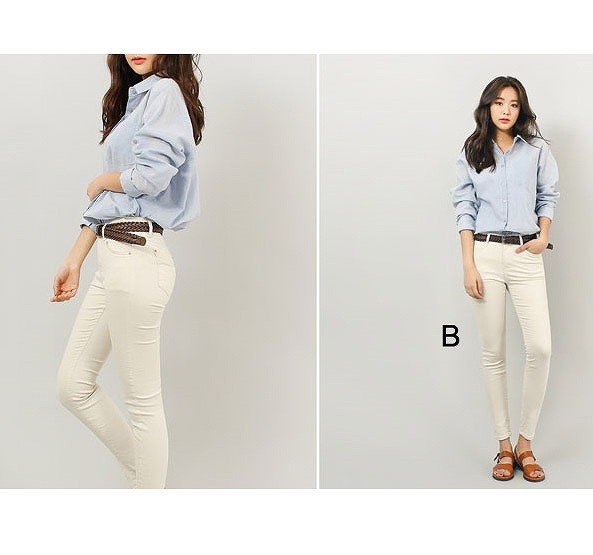 レディース　ボトムス　スキニーパンツ　コットン　無地　定番　大人カジュアル　フェミニン　大きいサイズ　シンプル　美脚　脚長効果　リゾート　普段着　デイリー　お出かけ　デート　ホワイト　ベージュ　ピンク　ブラック　送料無料