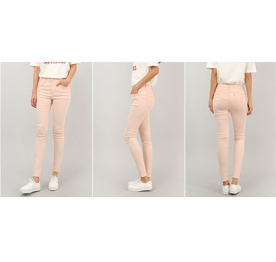 レディース　ボトムス　スキニーパンツ　コットン　無地　定番　大人カジュアル　フェミニン　大きいサイズ　シンプル　美脚　脚長効果　リゾート　普段着　デイリー　お出かけ　デート　ホワイト　ベージュ　ピンク　ブラック　送料無料