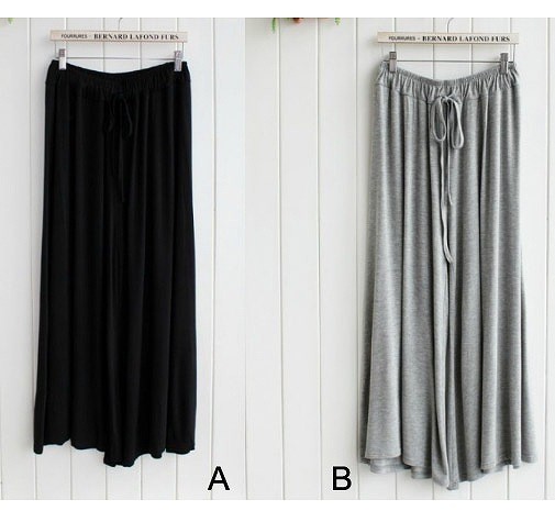 レディース　ボトムス　ガウチョパンツ　ワイドパンツ　デニムパンツ　スカンツ　スカーチョ　無地　スウェット　大人カジュアル　シンプル　大きいサイズ　リゾート　普段着　デイリー　お出かけ　旅行　デート　ブラック　グレー　ブルー　レッド　送料無料