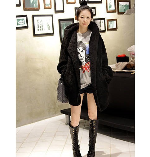 レディース　アウター　ボア　ショートコート　長袖　無地　シンプル　カジュアル　フリーサイズ　大人可愛い　フェミニン　オフィス　仕事　デート　お出かけ　デイリー　普段着　グレー　ブラック　ブラウン　送料無料