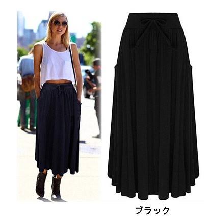 レディース　ニット　スカート　ロング丈　おしゃれ　カジュアル　大人可愛い　エレガント　デート　お出かけ　デイリー　ブラック　グレー　ネイビー　送料無料