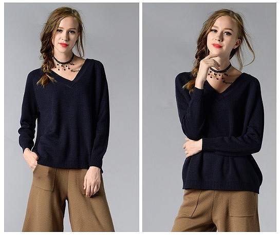 レディース　トップス　ニット　セーター　Vネック　長袖　無地　定番　シンプル　カジュアル　大人可愛い　フェミニン　オフィス　仕事　デート　お出かけ　デイリー　普段着　グレー　ホワイト　ネイビー　送料無料