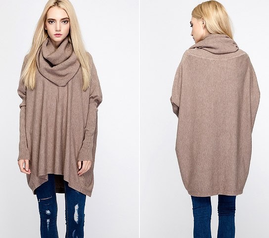 レディース　トップス　タートルネック　カットソー　ニット　長袖　無地　シンプル　カジュアル　ゆったり　フリーサイズ　大人可愛い　デート　お出かけ　デイリー　グレー　ブラウン　ホワイト　送料無料