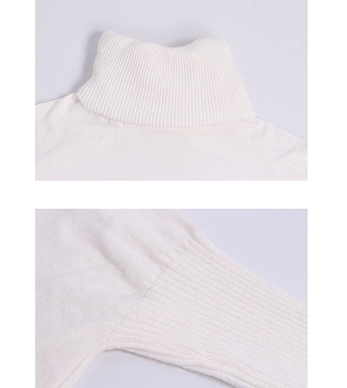 レディース　トップス　タートルネック　カットソー　ニット　長袖　無地　シンプル　カジュアル　ゆったり　フリーサイズ　大人可愛い　デート　お出かけ　デイリー　グレー　ブラウン　ホワイト　送料無料