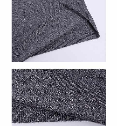 レディース　トップス　タートルネック　カットソー　ニット　フード付き　長袖　無地　シンプル　カジュアル　ゆったり　フリーサイズ　大人可愛い　デート　お出かけ　デイリー　グレー　送料無料