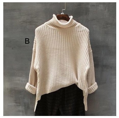 レディース　トップス　ハイネック　ニット　セーター　長袖　無地　シンプル　プルオーバー　カジュアル　ゆったり　フリーサイズ　大人可愛い　学生　オフィス　OL　デート　お出かけ　デイリー　グリーン　ホワイト　送料無料