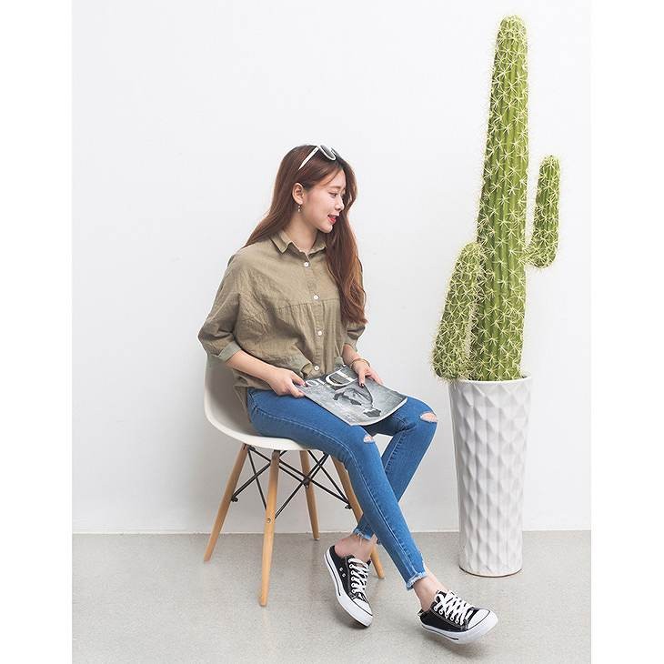 レディース　ボトムス　デニムパンツ　ジーンズ　フレイドヘム　スキニー　クラッシュ　切りっぱなし　無地　カジュアル　シンプル　美脚　リゾート　普段着　デイリー　お出かけ　デート　ブルー　送料無料