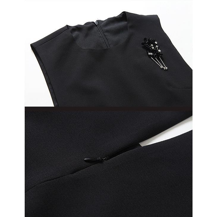 レディース　ツーピース　トップス&サロペット　無地　ワイドパンツ　ストライプ　カットソー　カジュアル　大人可愛い　大きいサイズ　シンプル　リゾート　普段着　デイリー　お出かけ　デート　ブラック　送料無料