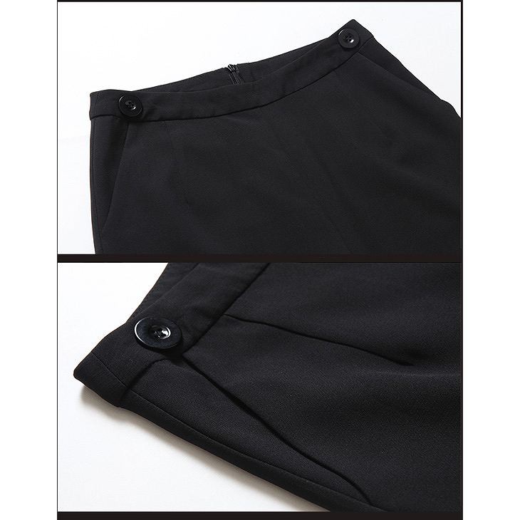 レディース　ツーピース　トップス&サロペット　無地　ワイドパンツ　ストライプ　カットソー　カジュアル　大人可愛い　大きいサイズ　シンプル　リゾート　普段着　デイリー　お出かけ　デート　ブラック　送料無料