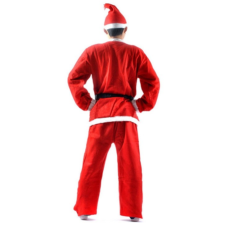 メンズ　コスチューム　サンタクロース　クリスマス　イベント　パーティー　赤　なりきり　家族サンタ　プチプラ　フリーサイズ　クリスマス会　ベーシック　レッド　男性用　送料無料