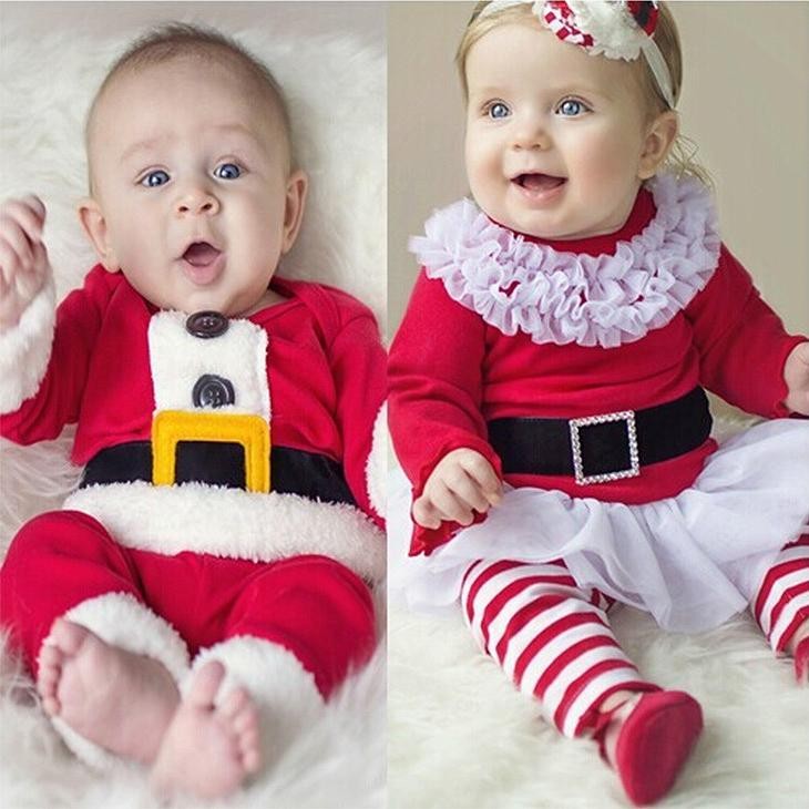 キッズ　クリスマス　コスプレ　ワンピース　サンタ　フリル　男の子　女の子　パーティー　イベント　可愛い　レッド　ミニスカート　クリスマス会　衣装　コスチューム　ステージ　送料無料