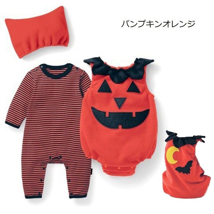 キッズ　ベビー　クリスマス　コスプレ　サンタ　　パンプキン　小人　男の子　女の子　パーティー　イベント　可愛い　レッド　グリーン　ブラック　オレンジ　クリスマス会　衣装　コスチューム　ステージ　送料無料